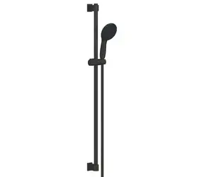 Grohe - Duschkopf-, Stangen- und Schlauchset, 2 Strahlarten, mattschwarz