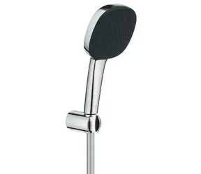 Grohe - Duschkopf-, Halterungs- und Schlauchset, 2 Strahlarten, Chrom