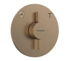 Hansgrohe - Unterputzarmatur für 2 Geräte, gebürstete Bronze