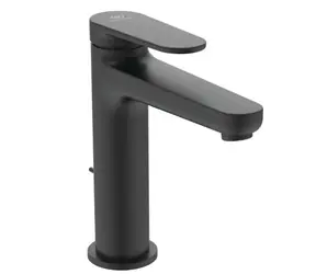 Ideal Standard - Waschtischarmatur mit Ablaufgarnitur, Seidenschwarz