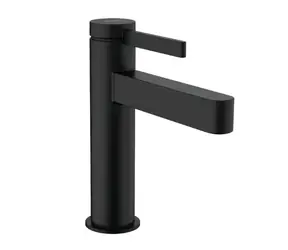 Hansgrohe - Waschtischarmatur mit Ablaufgarnitur, CoolStart, EcoSmart, matt schwarz