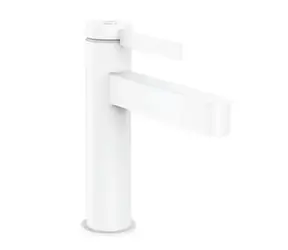 Hansgrohe - Waschtischarmatur mit Ablaufgarnitur, CoolStart, EcoSmart, mattweiß