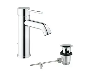 Grohe - Waschtischarmatur mit Ablaufgarnitur, Chrom
