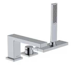 Hansgrohe - Wannenrandarmatur, 3-Loch-Montage, Sbox, Chrom