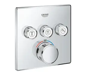 Grohe - Thermostatmischer für Unterputzmontage, 3 Ventile, Chrom