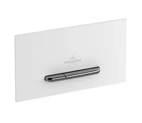 Villeroy & Boch - Spülknopf, weiß/chrom