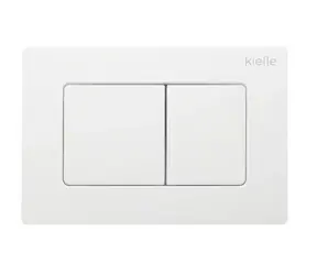 kielle - Spülknopf, glänzend weiß
