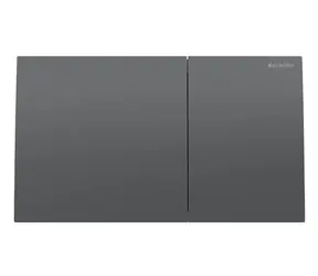 Geberit - Spülsteuerung, Easy zu reinigen, gebürstetes Schwarzchrom