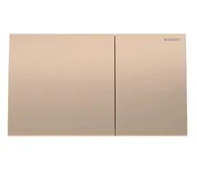 Geberit - Spülsteuerung, Easy zu reinigen, gebürstetes Rotgold