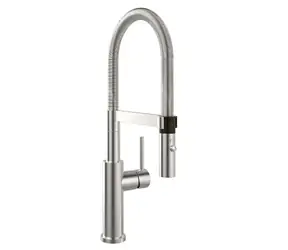 Villeroy & Boch - Spültischarmatur mit flexiblem Auslauf und Brause, Edelstahl