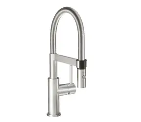 Villeroy & Boch - Spültischarmatur mit flexiblem Auslauf und Brause, Edelstahl