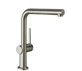 Hansgrohe - Talis Spültischarmatur mit Ausziehbrause, Sbox, Edelstahloptik