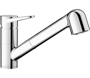 Blanco - Spültischarmatur mit Ausziehbrause, Chrom