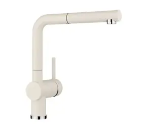 Blanco - Spültischarmatur mit Ausziehbrause, Softweiß