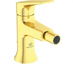 Ideal Standard - Bidetarmatur mit Auslauf, gebürstetes Gold