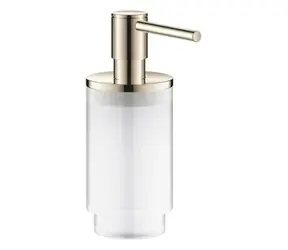 Grohe - Flüssigseifenspender, Glas/poliertes Nickel