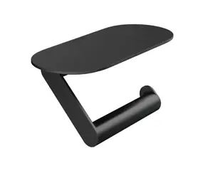 Hansgrohe - Toilettenpapierhalter mit Ablage, matt schwarz