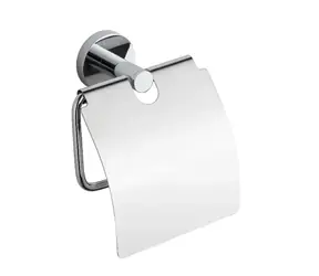 kielle - Toilettenpapierhalter mit Deckel, verchromt