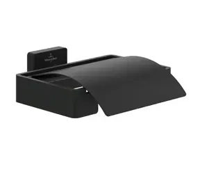 Villeroy & Boch - Toilettenpapierhalter, matt schwarz