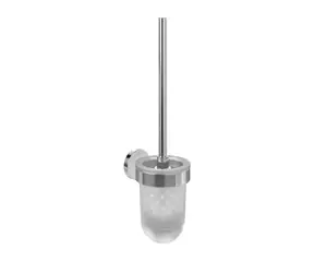 Villeroy & Boch - Wand-WC-Bürste mit Halterung, Glas/Chrom