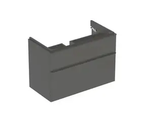 Geberit - Waschtischunterschrank, 88 x 47 x 62 cm, 2 Schubladen, Lava