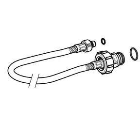 Geberit - Schlauch für Unterputzspülkästen, Länge 33,3 cm