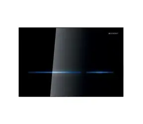 Geberit - Abdeckung für die Spülsteuerung, Glas/Schwarz