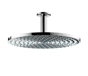 Hansgrohe - Kopfbrause 300, 1 Strahlart, EcoSmart, Deckenanschluss 10 cm, Chrom