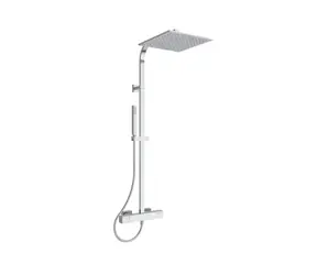 Ideal Standard - Duschset mit Thermostat, 30 x 30 cm, Chrom