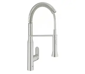 Grohe - Spültischarmatur mit flexiblem Arm, Superstahl