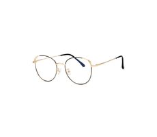 VeyRey Blaulichtfilterbrille Oval Petronell Schwarz-Gold