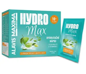 ALAVIS MAXIMA HydroMax 10 Beutel  8 g / Hydratationsgetränk mit Elektrolyten und Vitamin C / Nahrungsergänzungsmittel in Pulverform