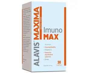 ALAVIS MAXIMA ImunoMAX 30 Kapseln / Nahrungsergänzungsmittel / Enthält mindestens 30 % Immunglobuline pro Kapsel