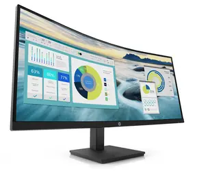 34" HP P34hc schwarz / LED / 3440x1440 / VA / 21:9 / 5ms / 3500:1 / 250cd-m2 / HDMI+DP+USB-C / Repro