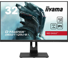 32" IIYAMA G-MASTER GB3271QSU-B1 schwarz / IPS / 2560 x 1440 / 1200:1 / 400cd-m2 / 1ms / HDMI+DP / Repro