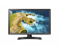 23,6" LG 24TQ510S schwarz / TV-Monitor / IPS / 1366x768 / 16:9 / 1000:1 / 14ms / 250cd / HDMI / CI / USB / Lautsprecher / webOS