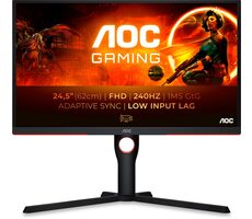 24,5" AOC 25G3ZM / VA / 1920 x 1080 / 3000:1 / 300cd / 1 ms / HDMI / DP / 3,5-Buchse / VESA