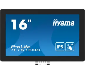 15,6" IIYAMA Prolite TF1615MC-B1 schwarz / IPS / 1920x1080 / 16:9 / 25ms / 1000:1 / 450cd / VGA / HDMI / DP 