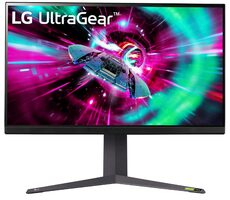 32" LG 32GR93U-B schwarz / IPS / 3840 x 2160 / 16:9 / 1000:1 / 400dc-m2 / DP+HDMI / USB / Pivot / VESA