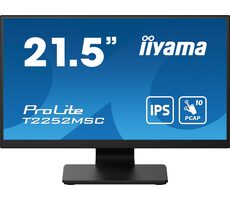 21,5" IIYAMA T2252MSC-B2 / IPS / 1920x1080 / 1000:1 / 250cd-m2 / 5ms / HDMI+DP / Lautsprecher / VESA
