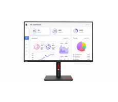 31,5" Lenovo ThinkVision T32p-30 schwarz / IPS / 3840x2160 / 4ms / 1000:1 / 350cd-m2 / DP+HDMI / Pivot / VESA 