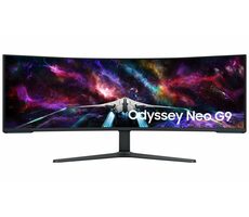 57" Samsung Odyssey Neo G9 schwarz-weiß / VA / 7680x2160 / 32:9 / 240Hz / 1ms / 420dcm2 / 2500:1 /HDMI + DP / USB HUB
