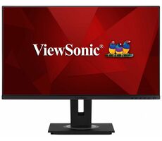 27" ViewSonic VG2756-2K schwarz / IPS / 2560 x 1440 / 16:9 / 1000:1 / 350cd-m2 / HDMI + DP + USB-C / Pivot / VESA / Lautsprecher