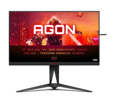 31,5" AOC Agon AG325QZN/EU schwarz / VA / 2560 x 1440 / 16:9 / 1ms / 4000:1 / 400cd-m2 / HDMI + DP / VESA 