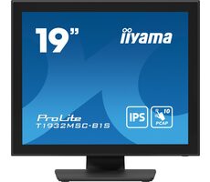 19" IIYAMA ProLite T1932MSC-B1S schwarz / IPS / 1280x1024 / 5:4 / 14ms / 1000:1 / 225cd / Lautsprecher / VGA / HDMI / DP