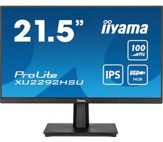 21,5" IIYAMA ProLite XU2292HSU-B6 schwarz / IPS / 1920x1080 / 16:9 / 0,4ms / 1000:1 / 250cd / Lautsprecher / HDMI / DP