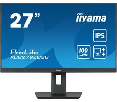 27" IIYAMA ProLite XUB2792QSU-B6 schwarz / IPS / 2560x1440 / 16:9 / 0,4ms / 1300:1 / 250cd / Lautsprecher / HDMI / DP