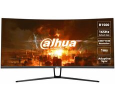 34" Dahua LM34-E330C schwarz / VA / gebogen / 21:9 / 3440x1440 / 165Hz / 350nits / 3000:1 / 1ms / VESA 3Y / Lautsprecher