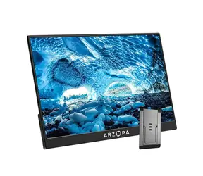 15,6" Arzopa A1 GAMUT schwarz / IPS / 1920x1080 / 800:1 / 250cd-m2 / miniHDMI + USB-C / tragbar 