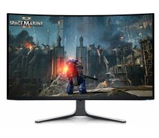 31,6" DELL AW3225QF Alienware gebogen weiß / QD-OLED / 3840x2160 / 16:9 / 0,03ms / 1000cdm2 / HDMI / DP / USB-C